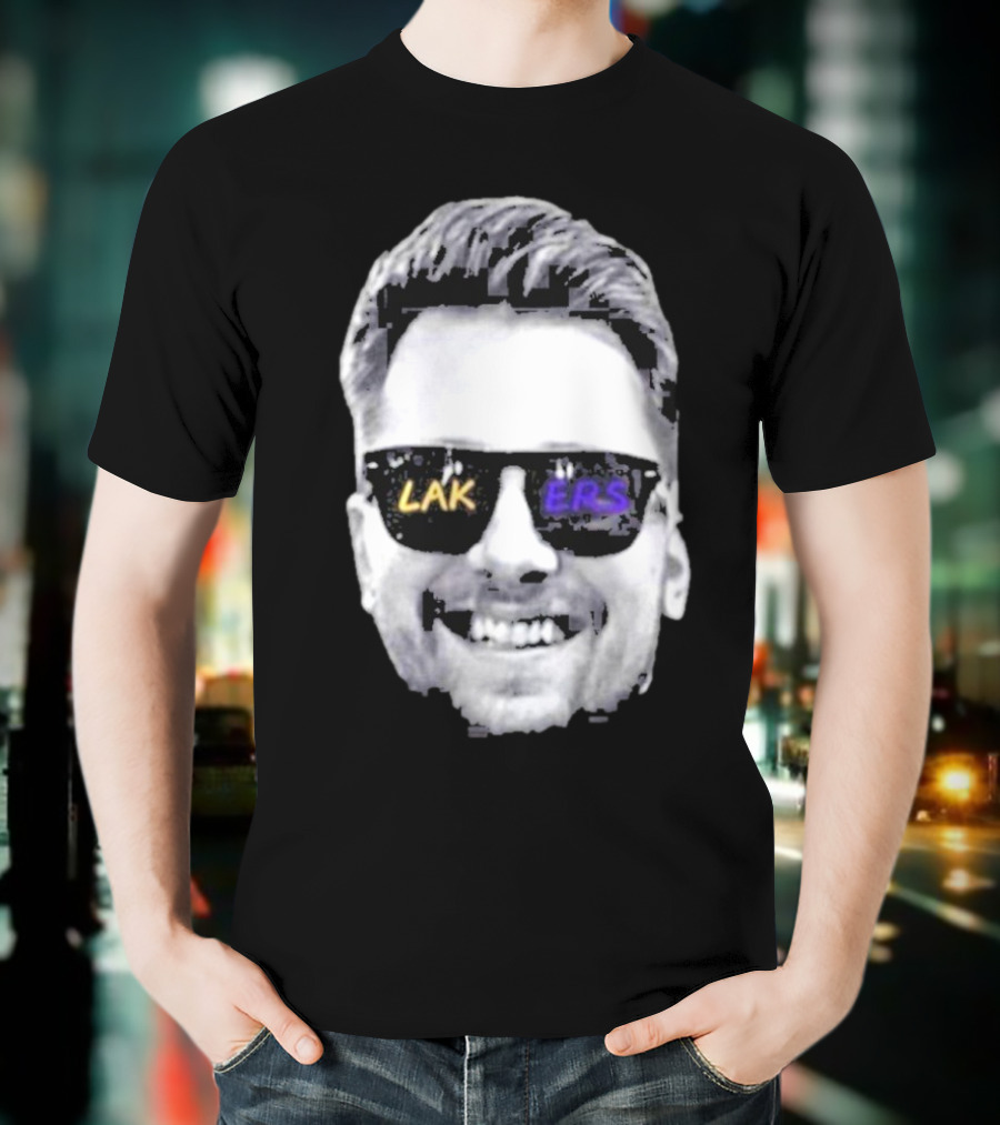 Luka Doncic Los Angeles Lakers Basketball Face Sunglasses T-Shirt
