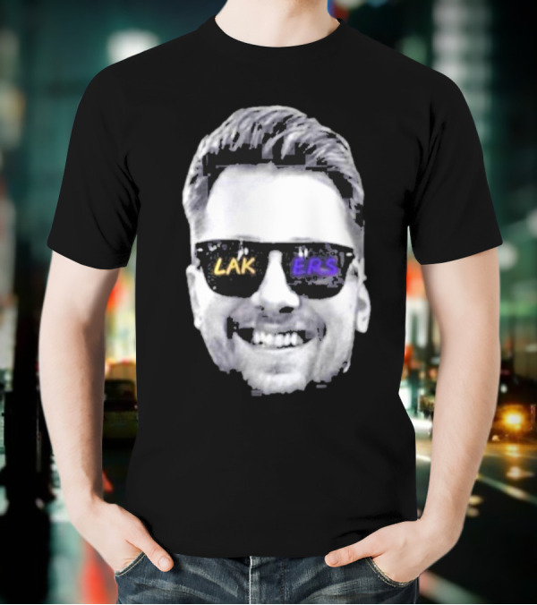 Luka Doncic Los Angeles Lakers Basketball Face Sunglasses T-Shirt