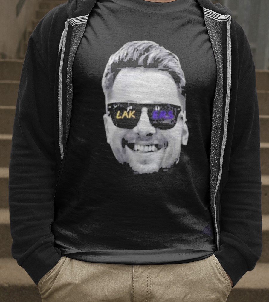 Luka Doncic Los Angeles Lakers Basketball Face Sunglasses T-Shirt