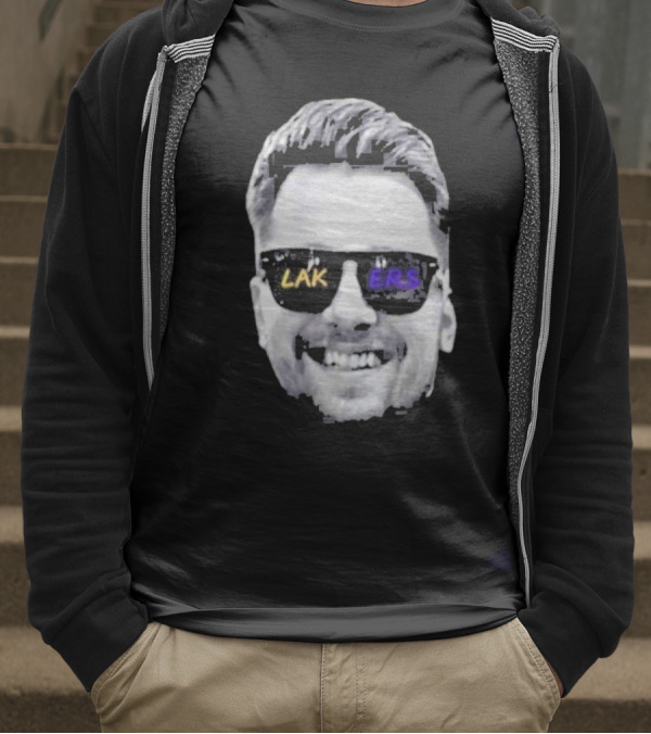 Luka Doncic Los Angeles Lakers Basketball Face Sunglasses T-Shirt