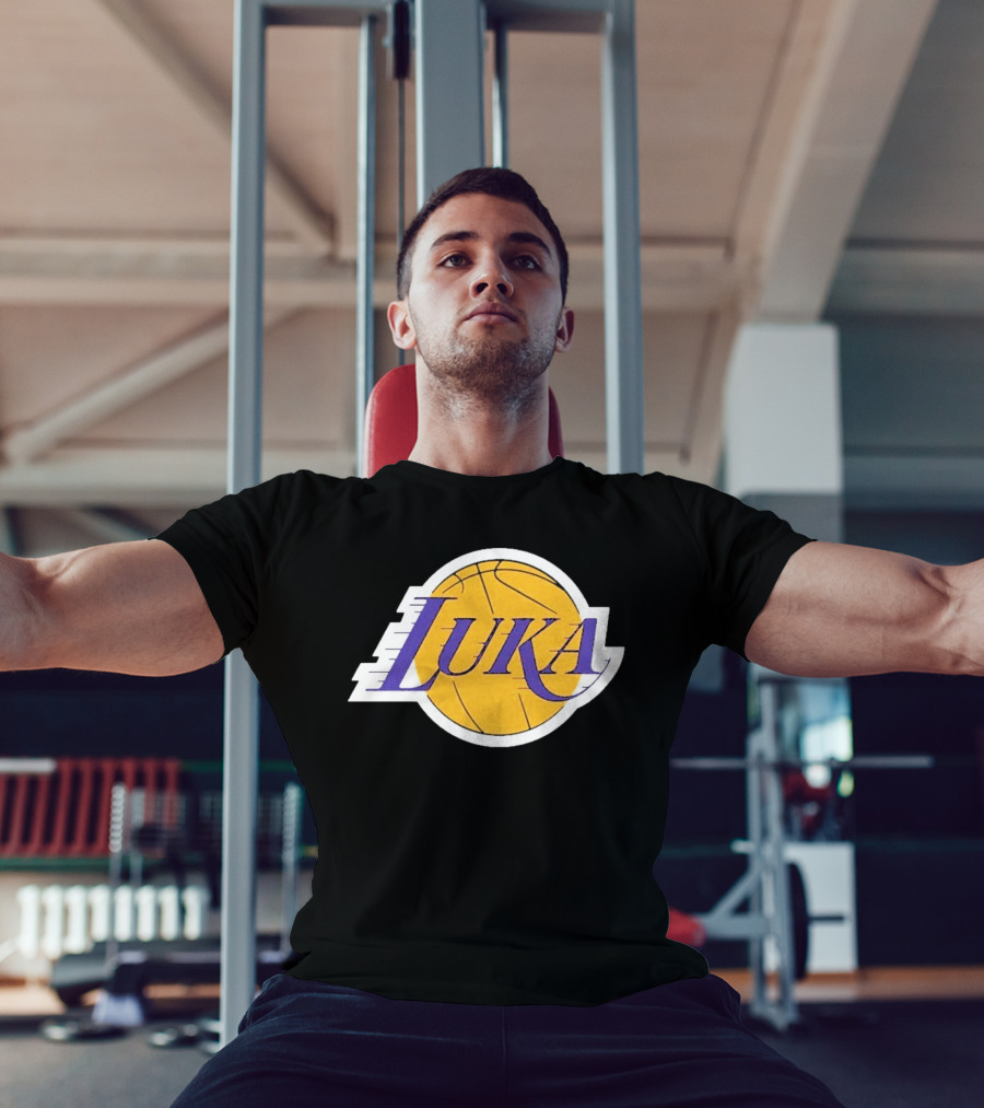 Luka Los Angeles Showtime Basketball-Inspired T-Shirt