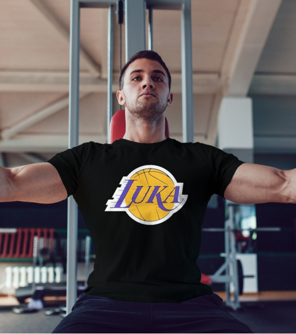 Luka Los Angeles Showtime Basketball-Inspired T-Shirt