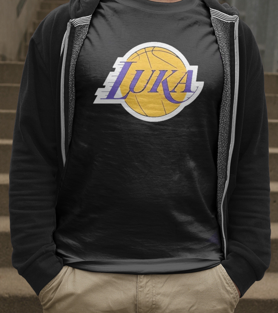 Luka Los Angeles Showtime Basketball-Inspired T-Shirt
