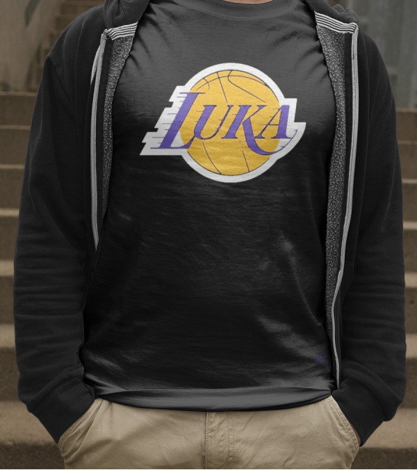 Luka Los Angeles Showtime Basketball-Inspired T-Shirt