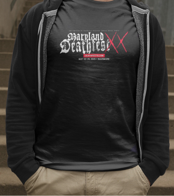 Maryland Deathfest XX May 22-25 2025 Baltimore Deathfests.com T-Shirt