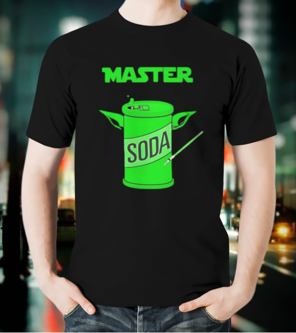 Master Soda Lightsaber Yoda Can T-Shirt