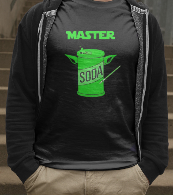 Master Soda Lightsaber Yoda Can T-Shirt