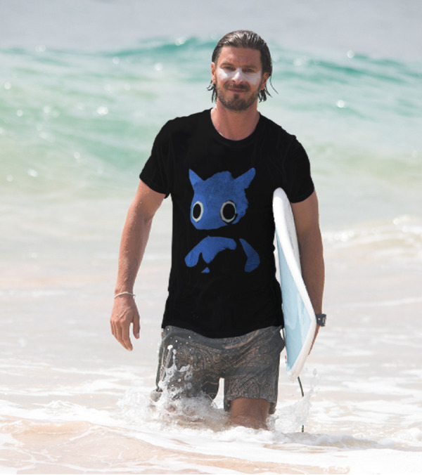 Mamono World Big Blue Creature T-Shirt