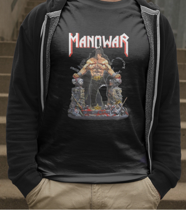 Manowar Louder Than Hell Warrior Chains 2025 T-Shirt