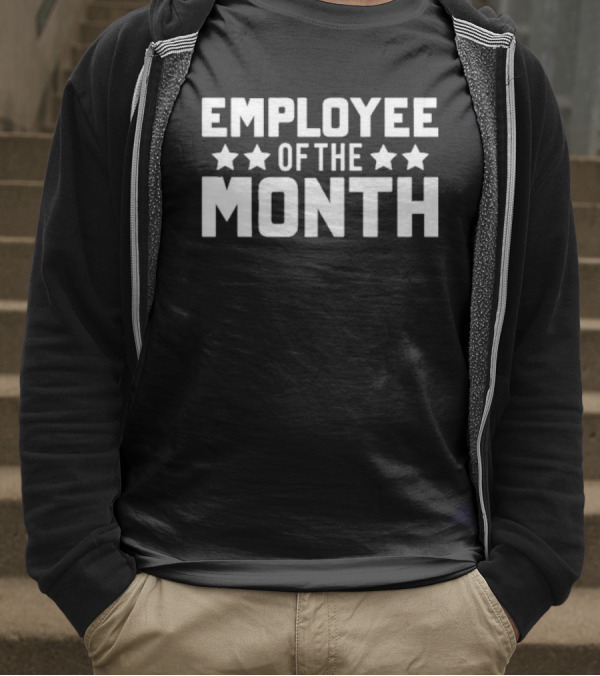 Marc Lamont Hill Employee Of The Month Bold Text Stars T-Shirt