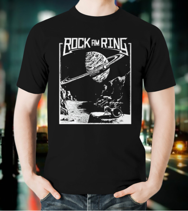 Rock Am Ring Lunar Beat Community Contest Gewinner Saturn Planet Drums T-Shirt