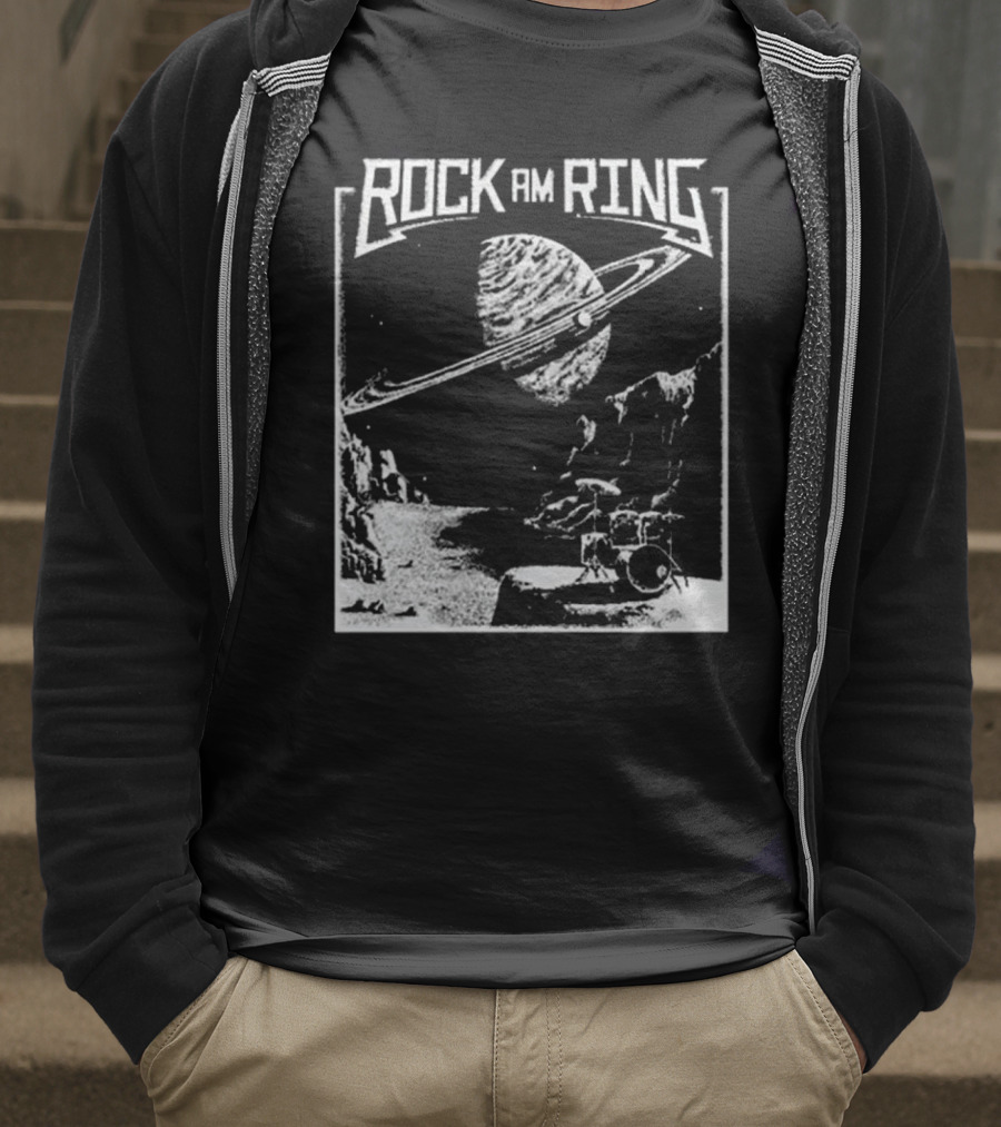 Rock Am Ring Lunar Beat Community Contest Gewinner Saturn Planet Drums T-Shirt