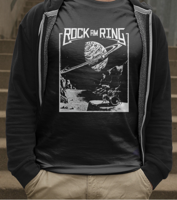Rock Am Ring Lunar Beat Community Contest Gewinner Saturn Planet Drums T-Shirt