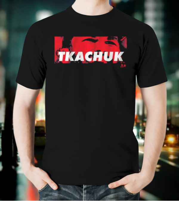Tkachuk Eyes Red Graphic T-Shirt