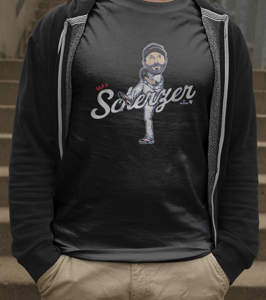 Max Scherzer Caricature Toronto Blue Jays MLB Pitcher Baseball T-Shirt