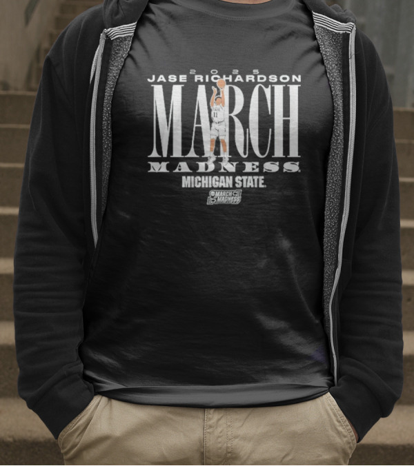 Jase Richardson Michigan State March Madness Basketball T-Shirt