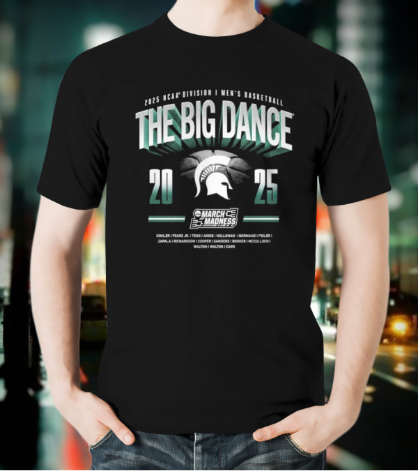2025 NCAA Division I Men's Basketball The Big Dance March Madness T-Shirt
