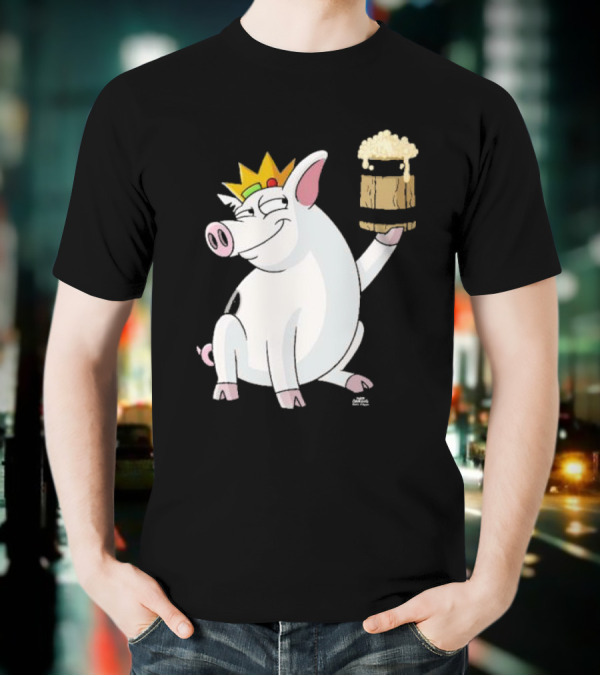 Merkimer Pig Cheers Crown Gildan Softstyle T-Shirt