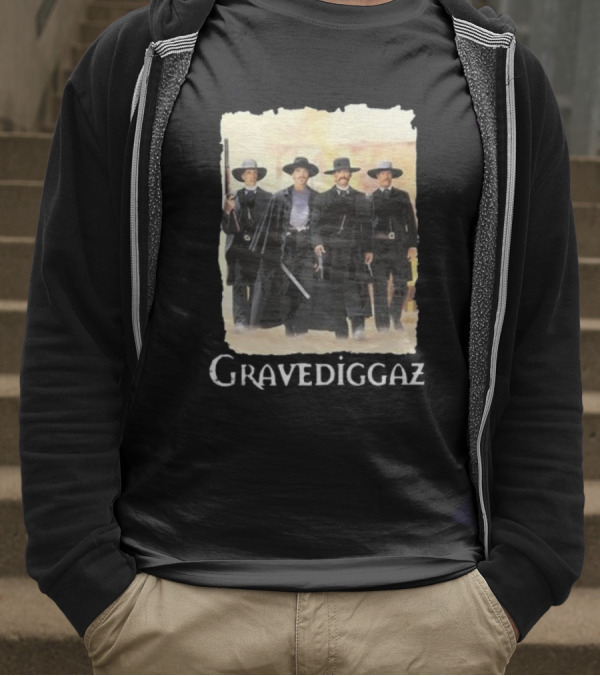 Methsyndicate Gravediggaz Tombstone Western Gunslingers T-Shirt