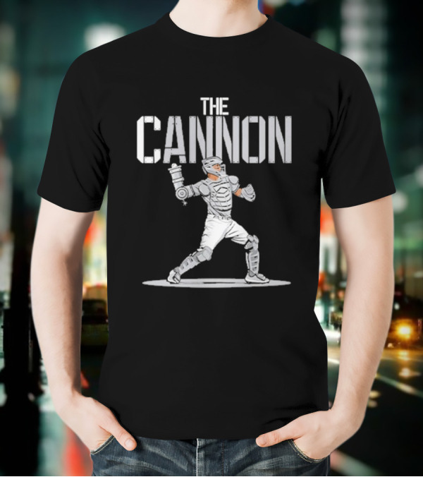 Mets Sean Manaea The Cannon Catcher Stance And Gear T-Shirt