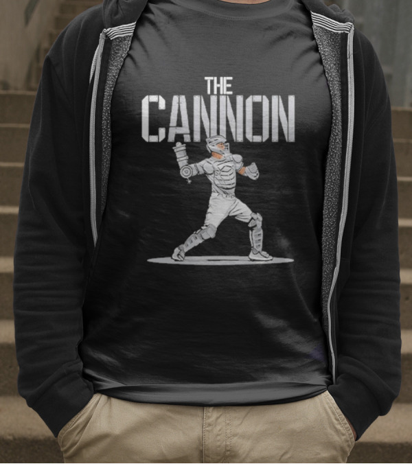 Mets Sean Manaea The Cannon Catcher Stance And Gear T-Shirt