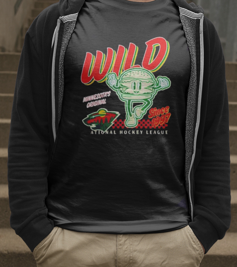 Minnesota Wild Original Mascot Since 1997 National Hockey League T-Shirt