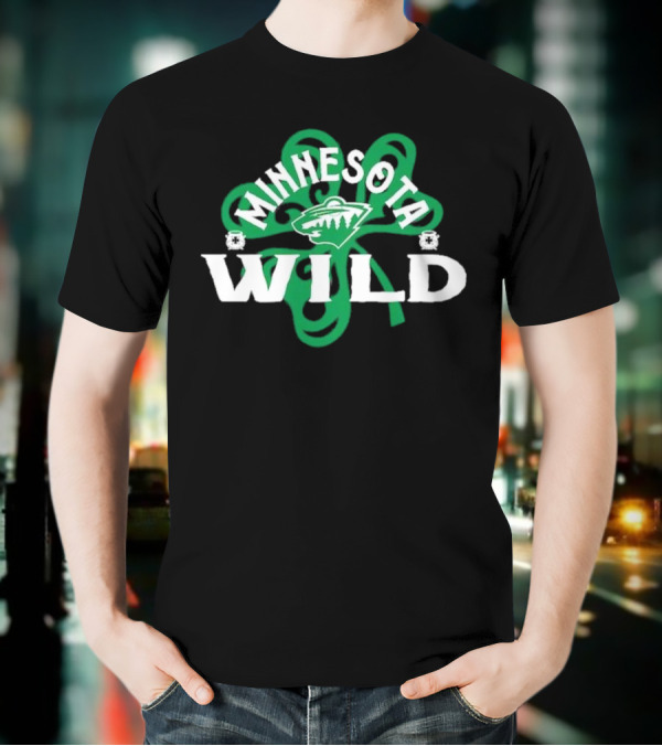 Minnesota Wild St. Patrick’s Day Shamrock 2025 T-Shirt