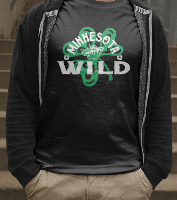 Minnesota Wild St. Patrick’s Day Shamrock 2025 T-Shirt