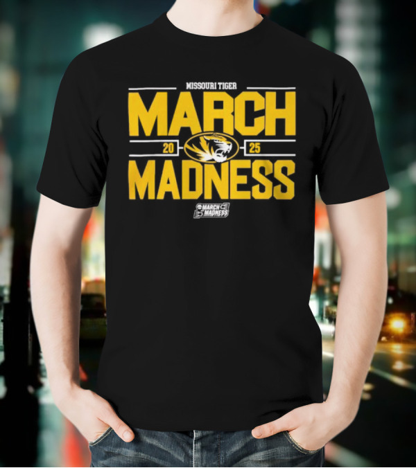 Missouri Tigers March Madness 2025 T-Shirt