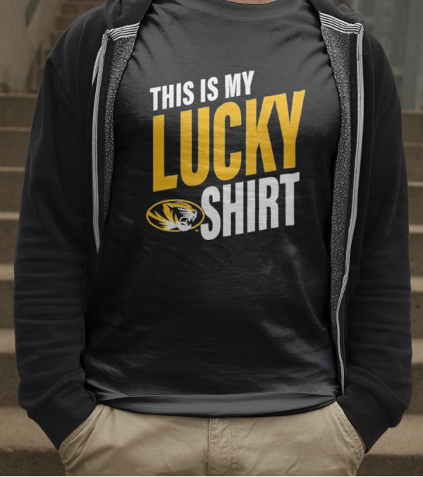 Missouri Tigers This Is My Lucky Mizzou Football T-Shirt