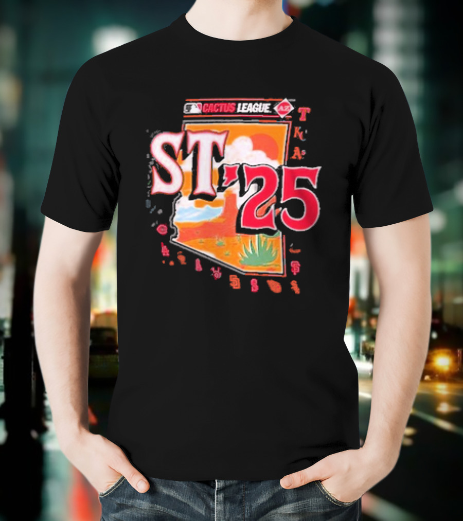 MLB 2025 Spring Training Cactus League Arizona ST25 T-Shirt