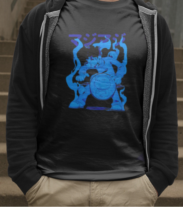 Dandadan My Balls Manga Character With Blue Aura T-Shirt