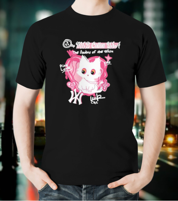 MLB Cotton USA The Doubts Of Our Values Lucky Cat T-Shirt