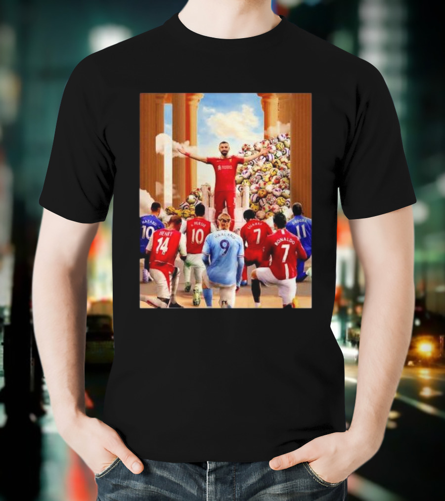 Liverpool FC Mohamed Salah Premier League Goals Tribute T-Shirt
