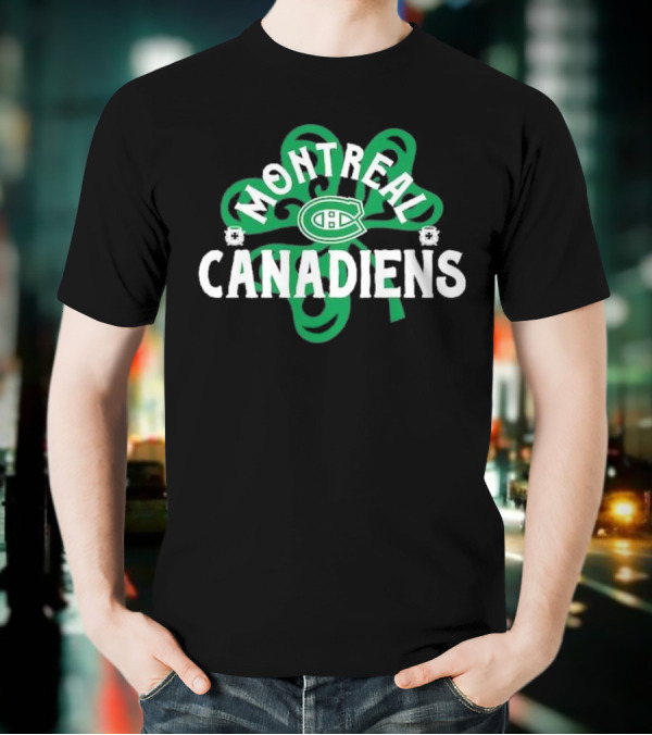 Montreal Canadiens St. Patrick’s Day Shamrock 2025 T-Shirt