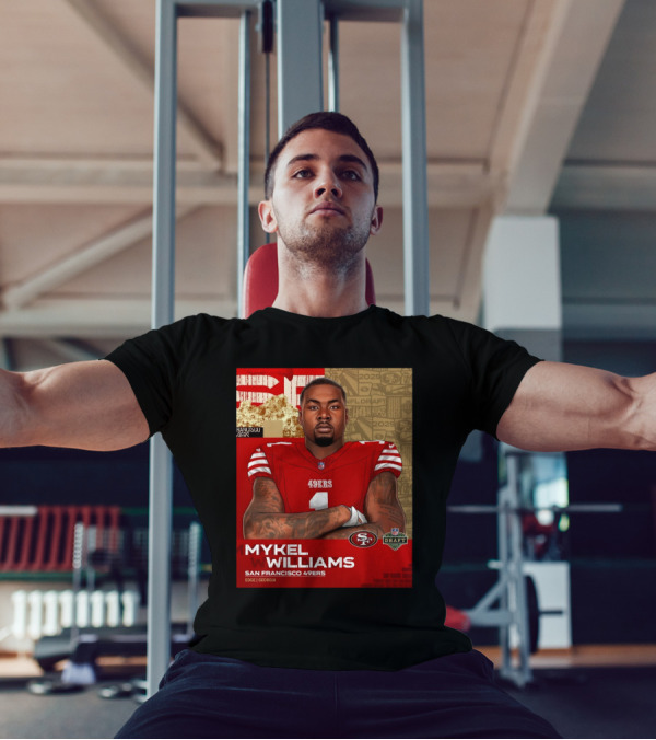 MYKEL WILLIAMS SAN FRANCISCO 49ERS EDGE GEORGIA NFL DRAFT 2025 T-Shirt