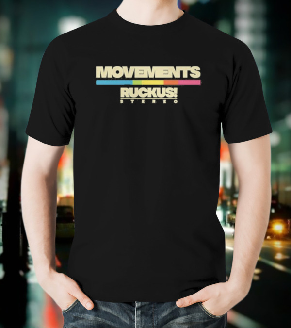 Movements Ruckus Stereo Retro Color Bar T-Shirt