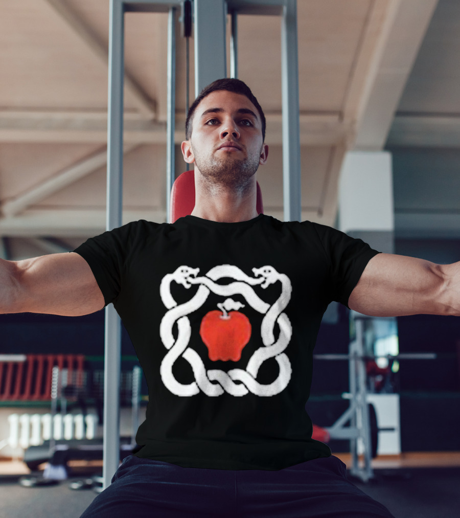 Msg Snake Dom Dolla Red Apple White Snakes T-Shirt