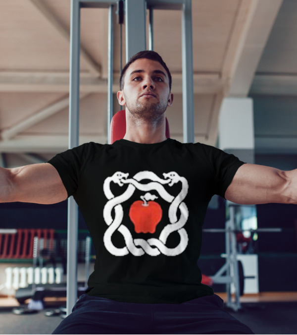 Msg Snake Dom Dolla Red Apple White Snakes T-Shirt