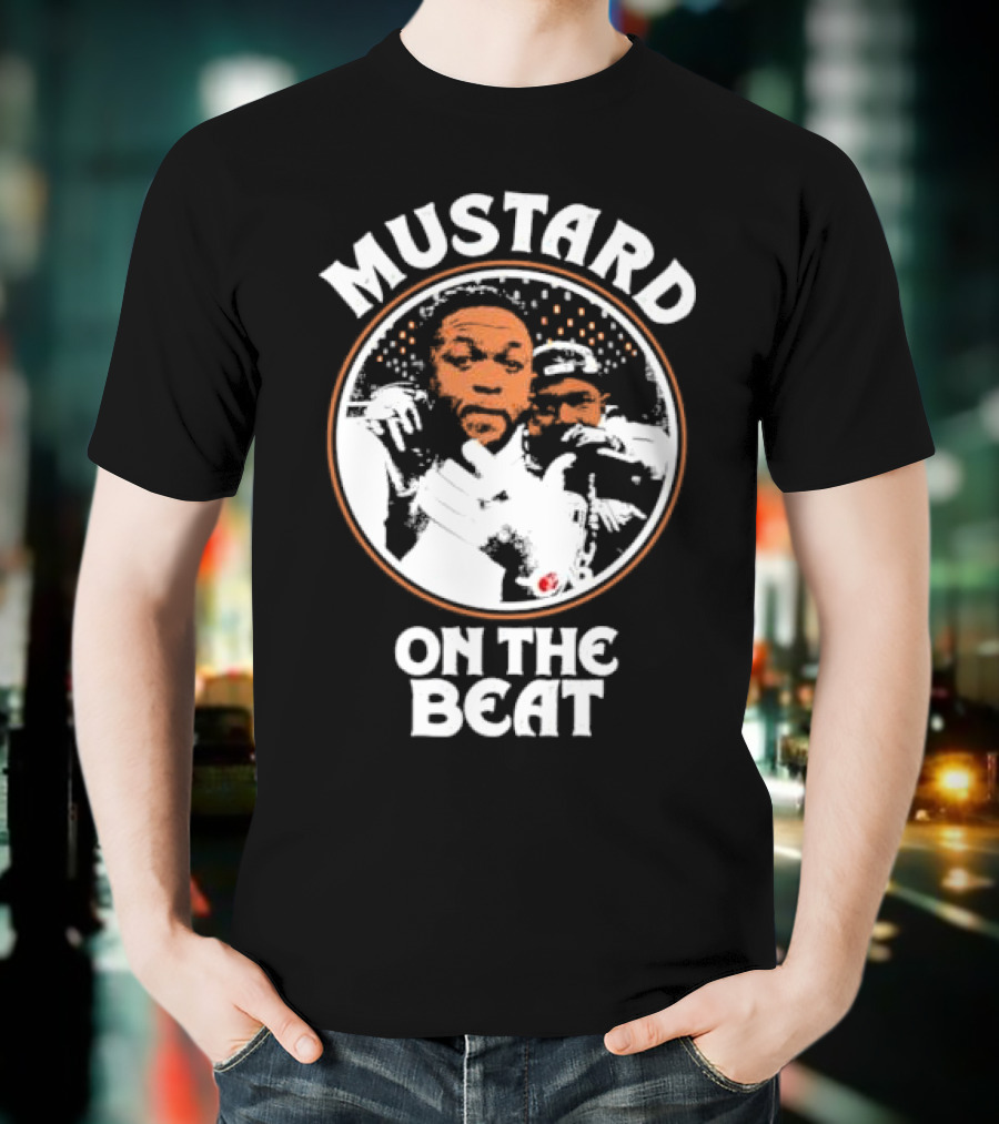 Mustard On The Beat DJ Mustard Circle Design T-Shirt