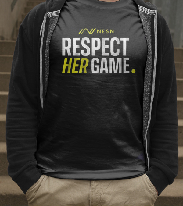 NESN Respect Her Game Collection Empowerment Sports Apparel T-Shirt