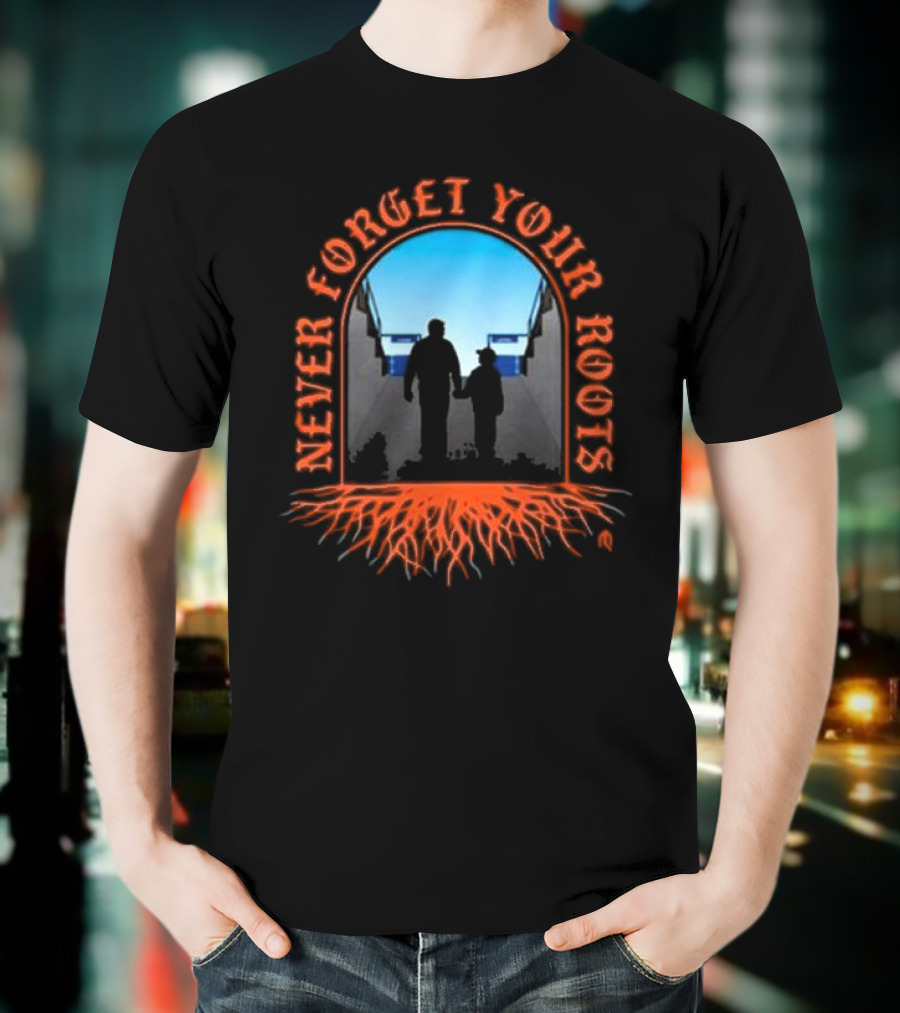 Never Forget Your Roots Family Connection Silhouette Roots T-Shirt