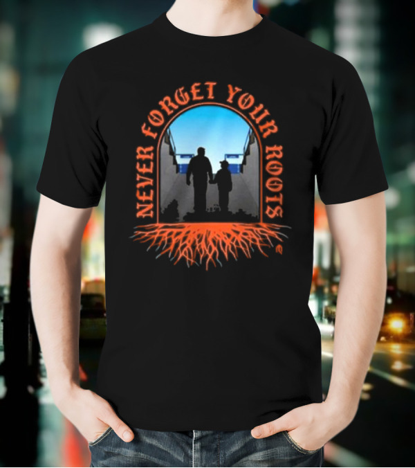 Never Forget Your Roots Family Connection Silhouette Roots T-Shirt