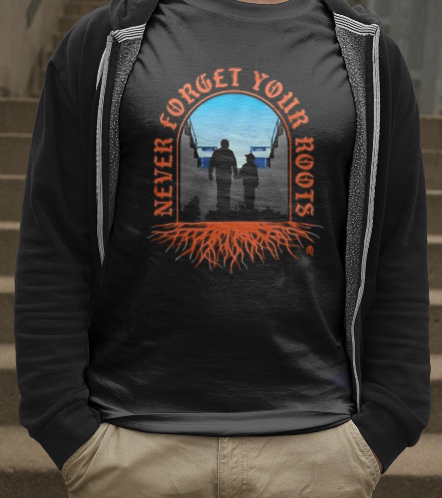 Never Forget Your Roots Family Connection Silhouette Roots T-Shirt