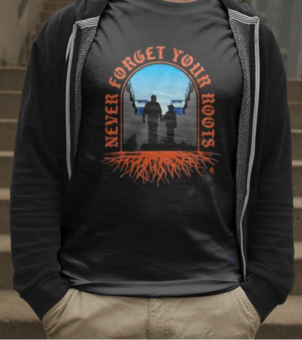 Never Forget Your Roots Family Connection Silhouette Roots T-Shirt