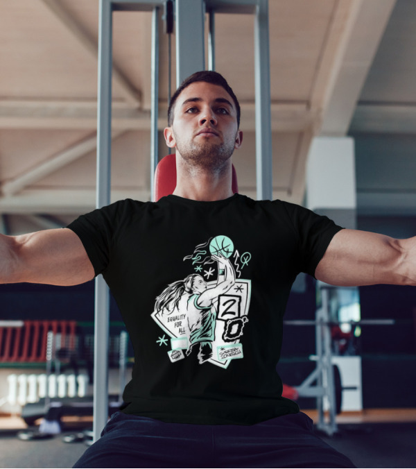 New York Liberty Sabrina Ionescu Equality For All Liberty Statue Basketball T-Shirt