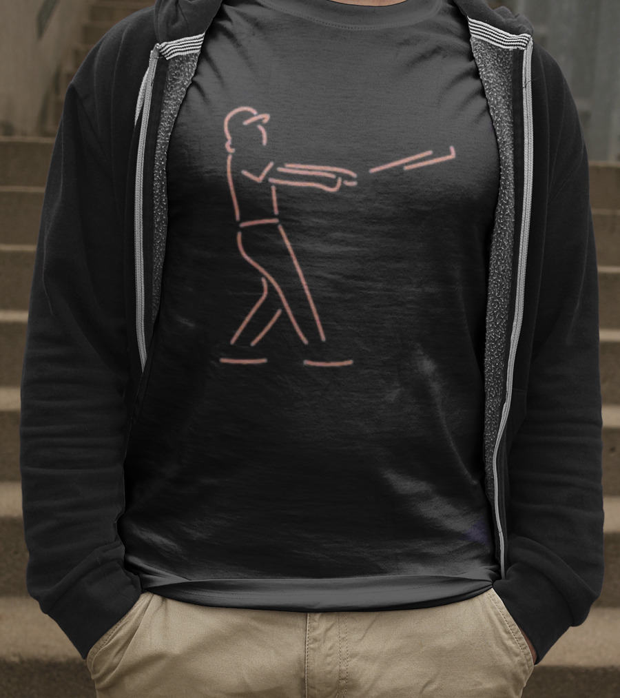 New York Mets Francisco Lindor Batting Outline T-Shirt