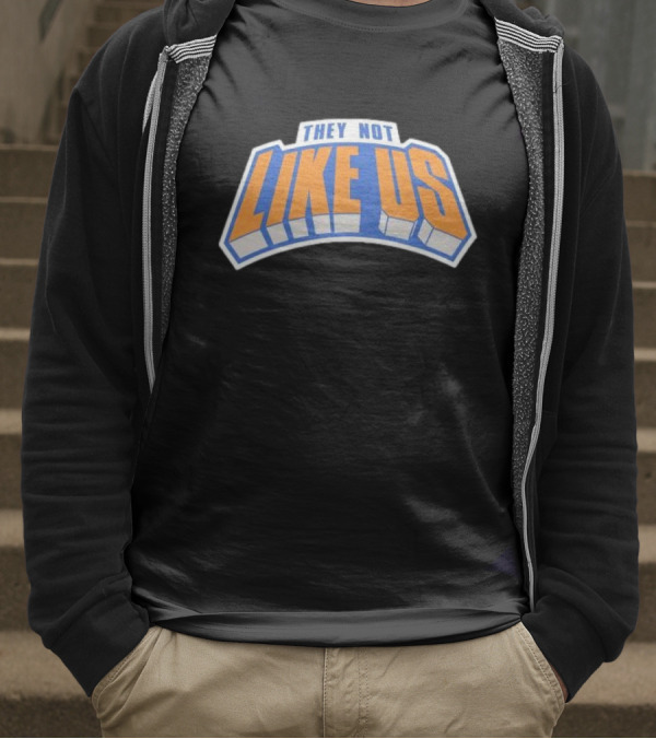 They Not Like Us New York Bold Typography T-Shirt