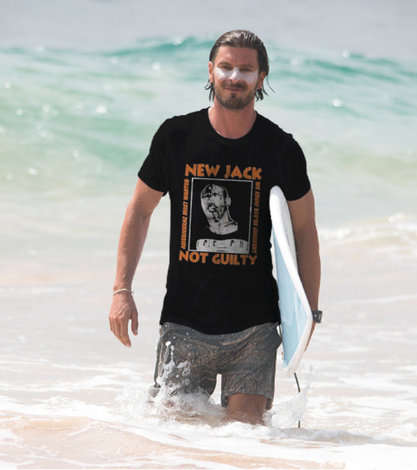 NEW JACK NOT GUILTY AMERICAN'S MOST WANTED WE KNOW YOU'RE INNOCENT T-Shirt