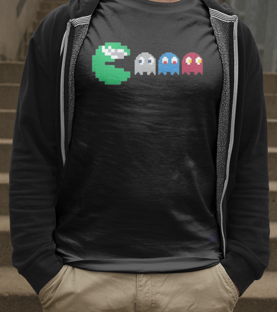 NFC East Rivalry Pac-Man Ghosts Football Theme T-Shirt